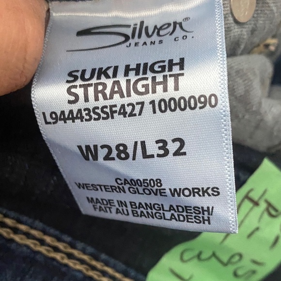 Silver Jeans Dark Blue Boot Cut Women's Jeans - Picture 3 of 5